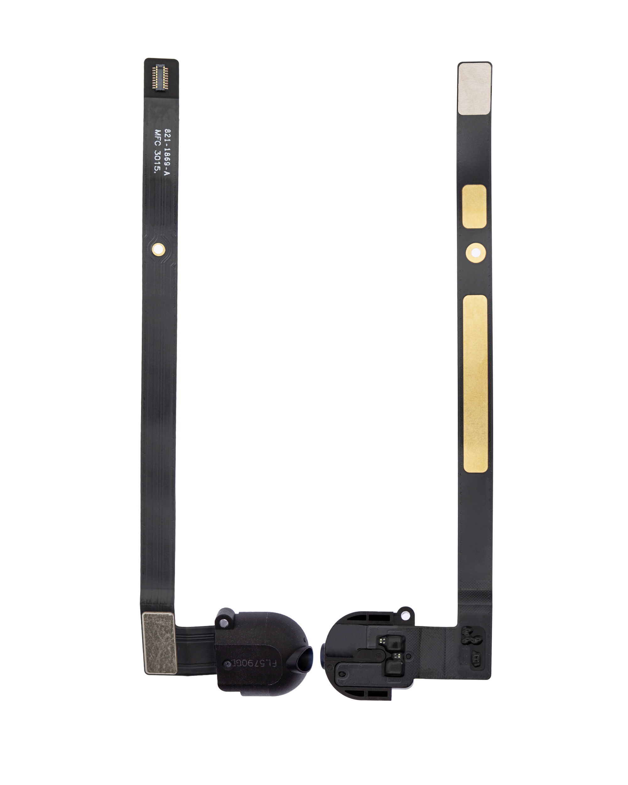 Kopfhörerbuchsen-Flexkabel für iPad Air 1 / iPad 5 (2017) / iPad 6 (2018) (Black (Schwarz)) (nur WiFi) – Bild 2