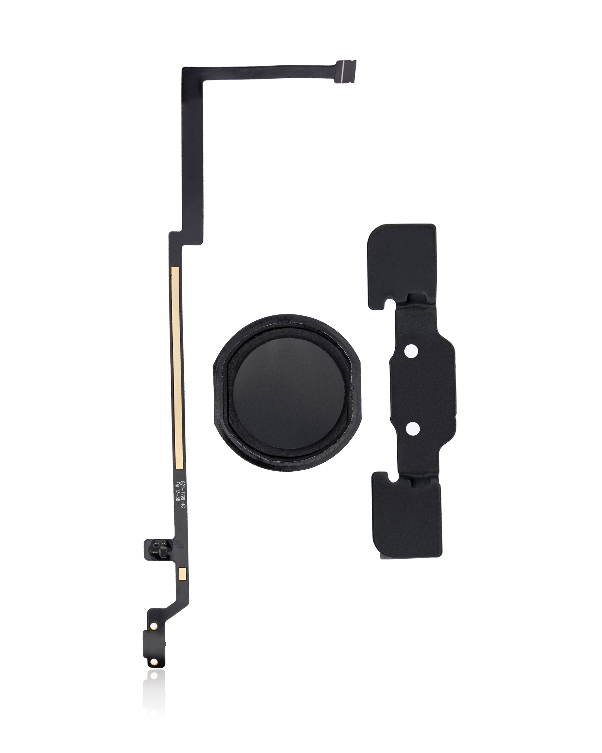 Homebutton mit Flex für iPad Air 1 (Black (Schwarz)) – Bild 2