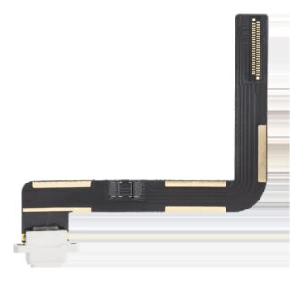 Ladebuchse Flexkabel für iPad Air 1 / iPad 5 (2017) / iPad 6 (2018) (Löten erforderlich) (Aftermarket Plus) (White (Weiß))