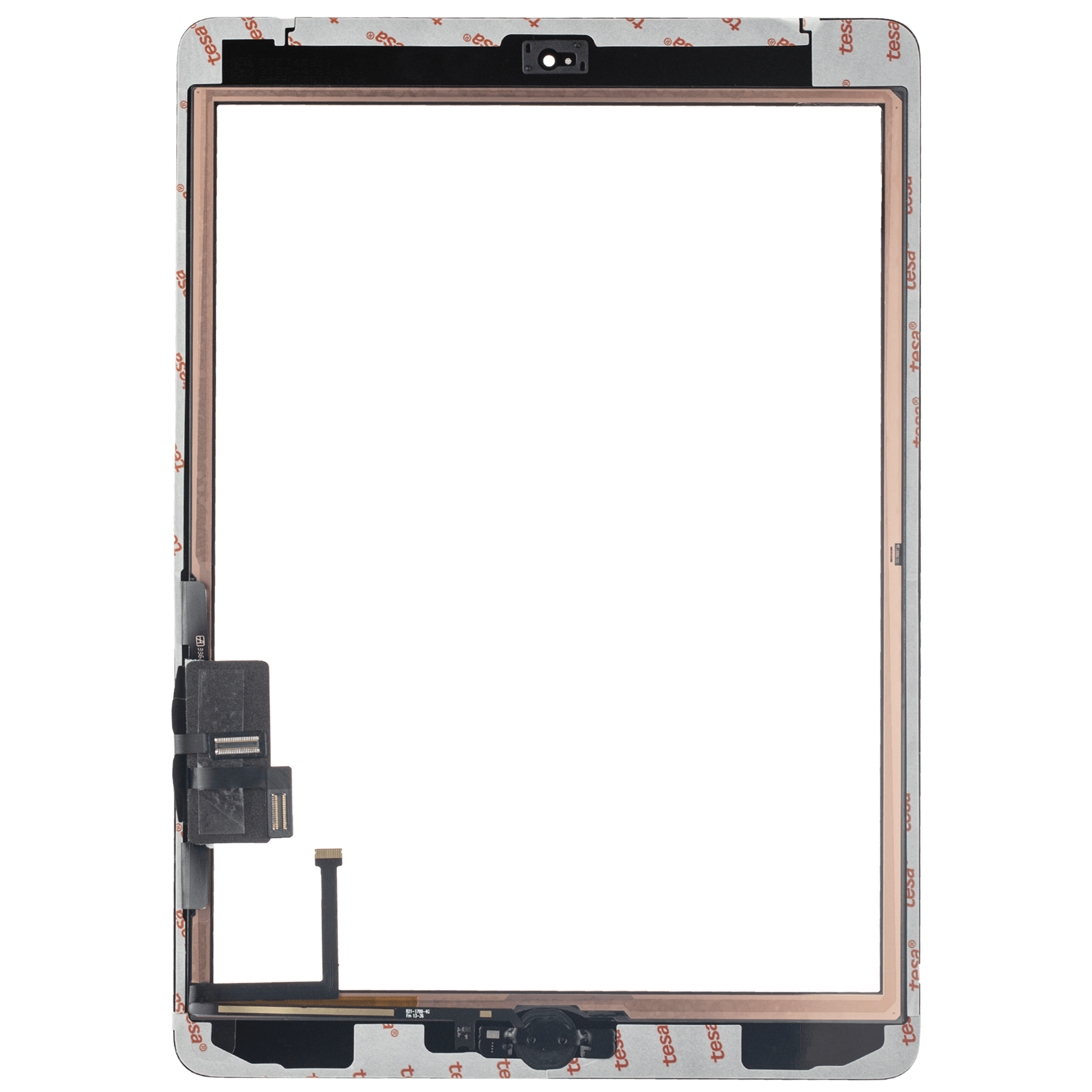 Touchscreen-Digitizer für iPad Air 1 / iPad 5 (2017) (Homebutton vormontiert für iPad Air 1) (Aftermarket Pro: XO7) (Black (Schwarz)) – Bild 3