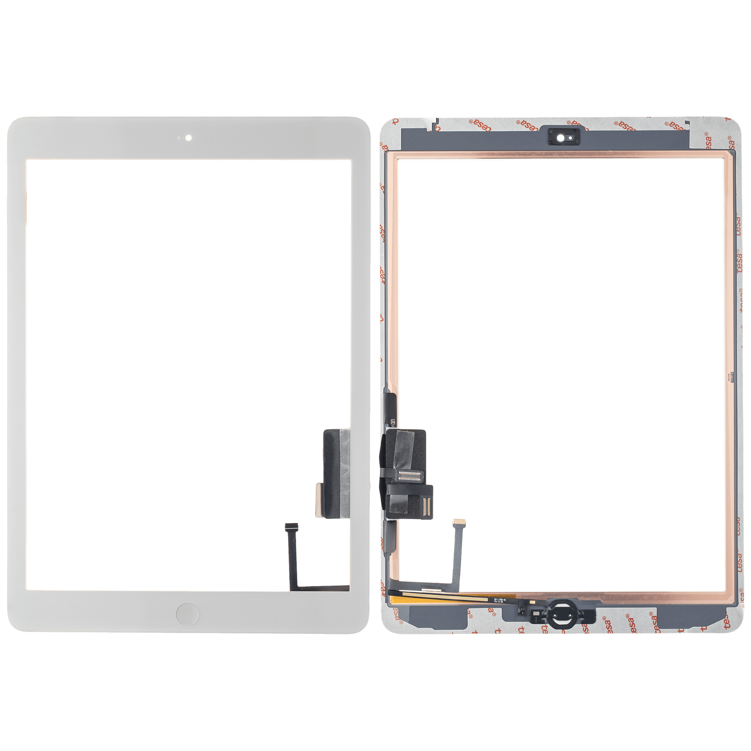 Touchscreen-Digitizer für iPad Air 1 / iPad 5 (2017) (Homebutton vormontiert für iPad Air 1) (Aftermarket Pro: XO7) (White (Weiß)) – Bild 2