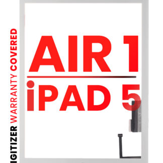 Touchscreen-Digitizer für iPad Air 1 / iPad 5 (2017) (Homebutton vormontiert für iPad Air 1) (Aftermarket Pro: XO7) (White (Weiß))