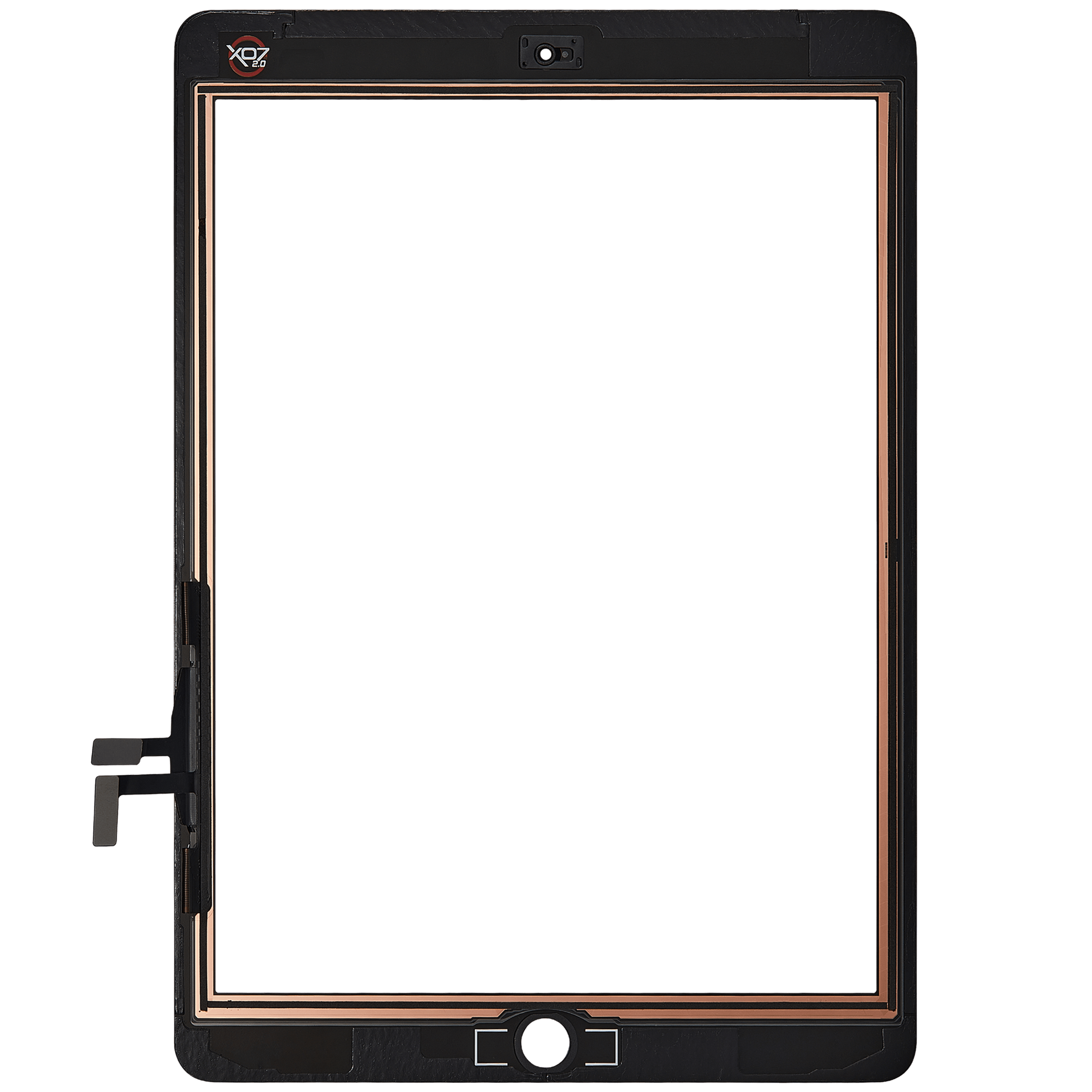 Touchscreen-Digitizer für iPad Air 1 / iPad 5 (2017) (No Homebutton Installed) (Aftermarket Pro: XO7) (Black (Schwarz)) – Bild 4