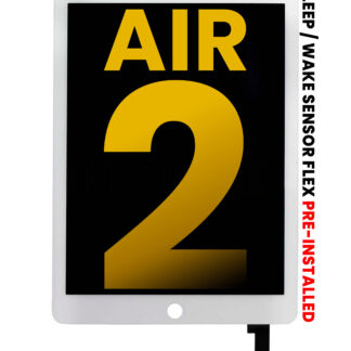 LCD Display mit Touchscreen-Digitizer für iPad Air 2 (professionell aufgearbeitet) (White (Weiß))