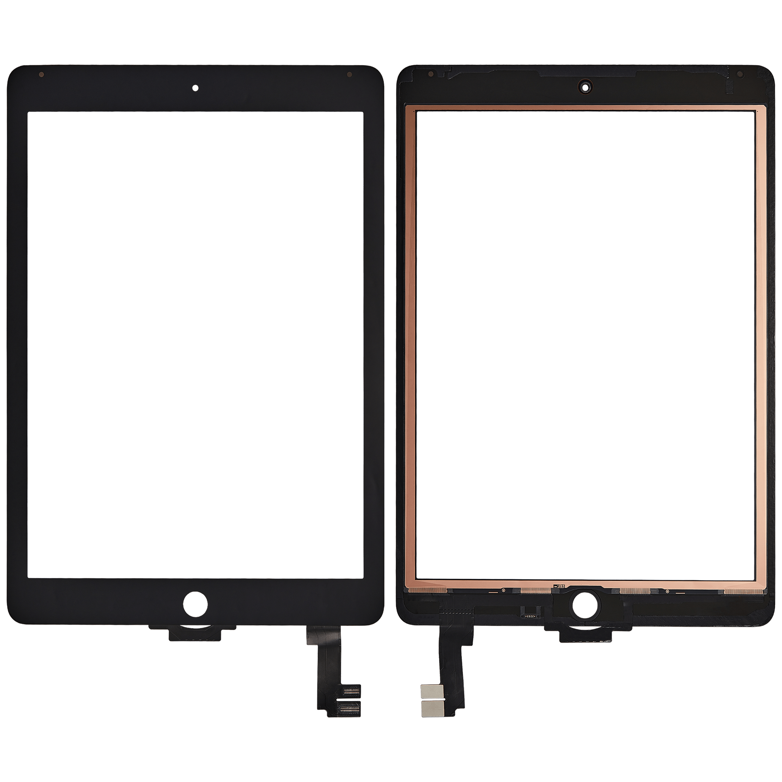 Touchscreen-Digitizer für iPad Air 2 (OCA vormontiert & Glas Separation erforderlich) (Aftermarket Plus) (Black (Schwarz)) – Bild 2