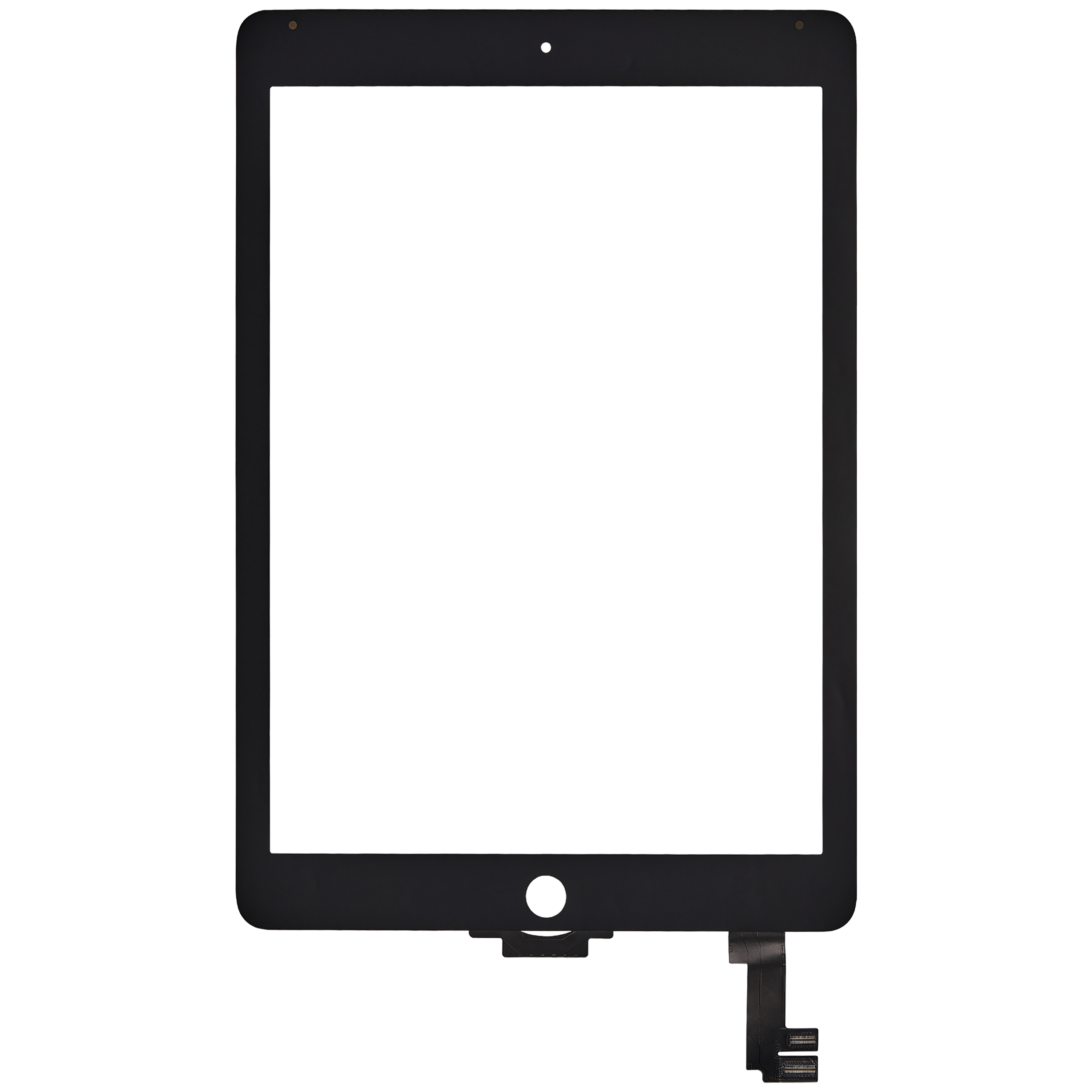 Touchscreen-Digitizer für iPad Air 2 (OCA vormontiert & Glas Separation erforderlich) (Aftermarket Plus) (Black (Schwarz)) – Bild 3