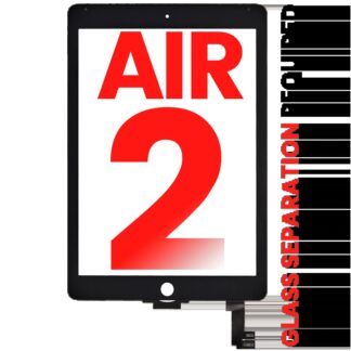 Touchscreen-Digitizer für iPad Air 2 (OCA vormontiert & Glas Separation erforderlich) (Aftermarket Plus) (Black (Schwarz))