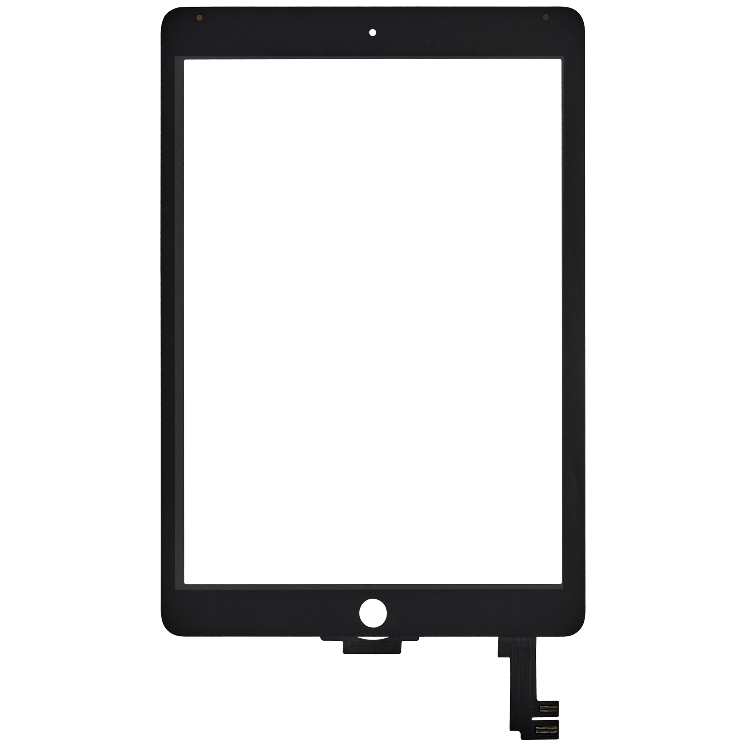 Touchscreen-Digitizer für iPad Air 2 (OCA vormontiert & Glas Separation erforderlich) (Aftermarket Pro: XO7-2) (Black (Schwarz)) – Bild 3