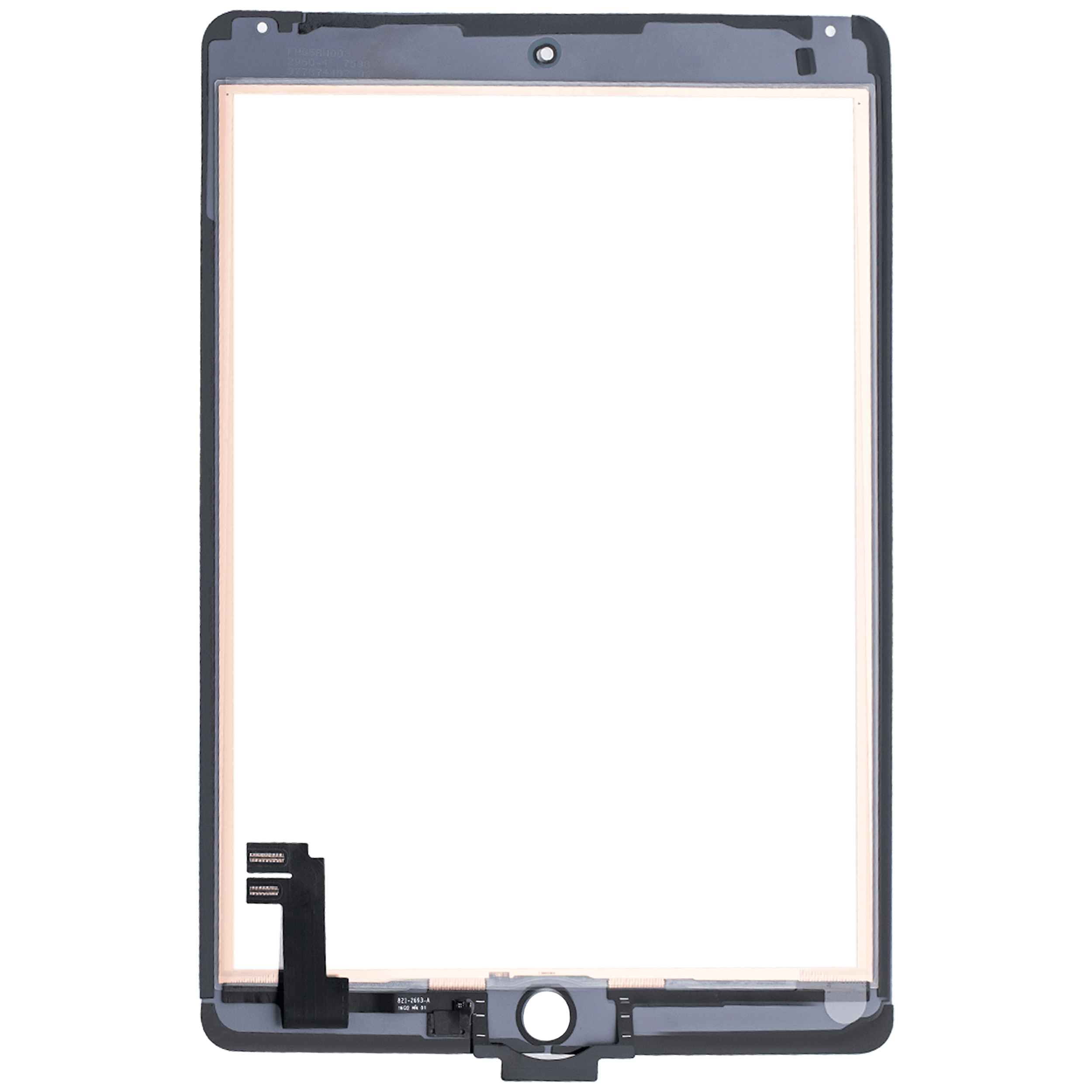 Touchscreen-Digitizer für iPad Air 2 (OCA vormontiert & Glas Separation erforderlich) (Aftermarket Pro: XO7) (White (Weiß)) – Bild 3