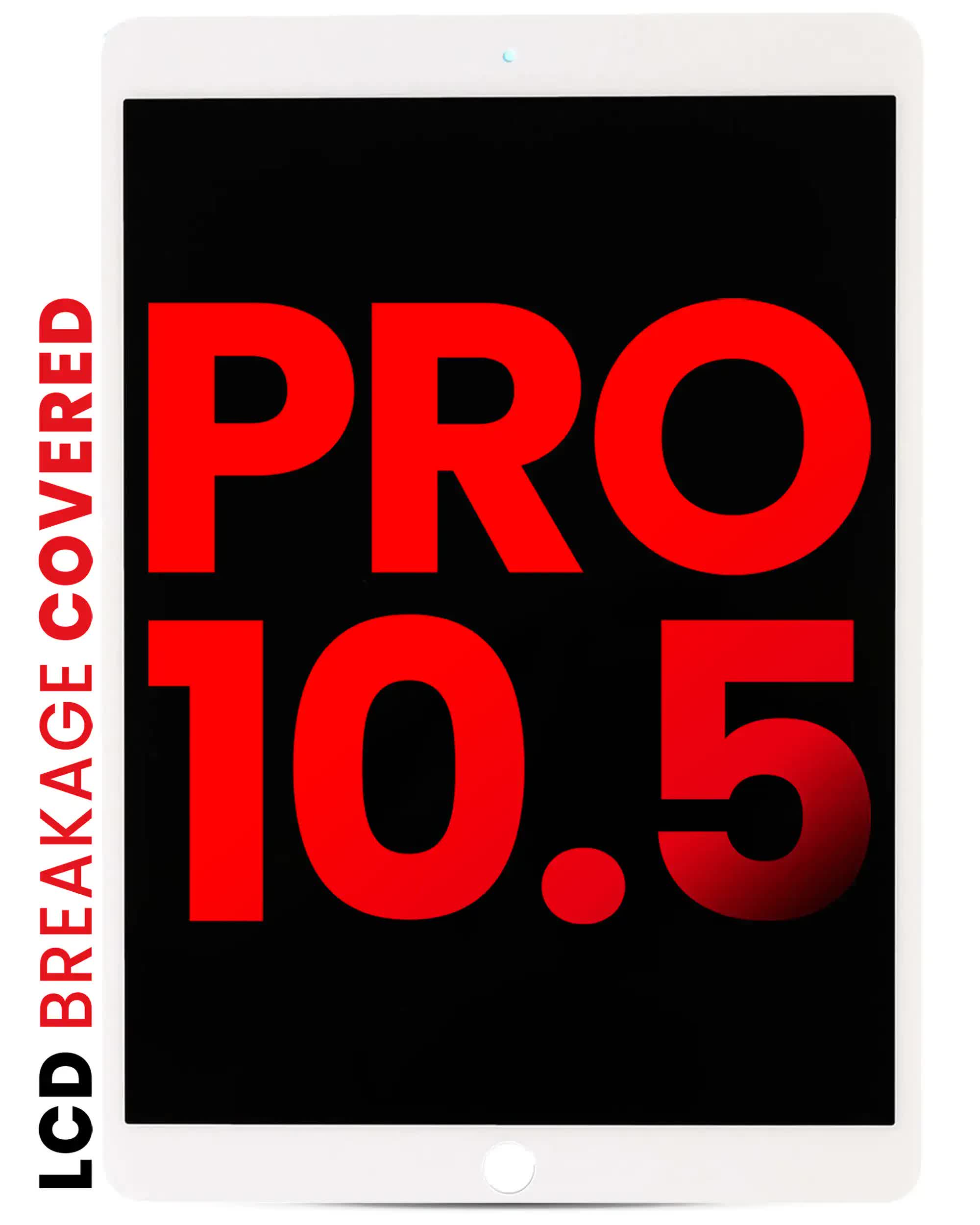 LCD Display mit Touchscreen-Digitizer für iPad Pro 10.5" (Aftermarket Pro: XO7) (White (Weiß))