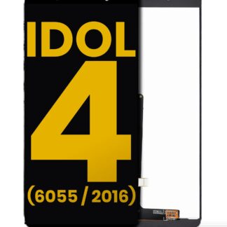 LCD Display ohne Rahmen für Alcatel Idol 4 (6055 / 2016) (professionell aufgearbeitet) (Black (Schwarz))