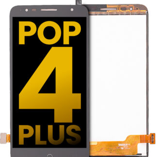 LCD Display ohne Rahmen für Alcatel Pop 4+ (5056 / 2016) (professionell aufgearbeitet) (Black (Schwarz))