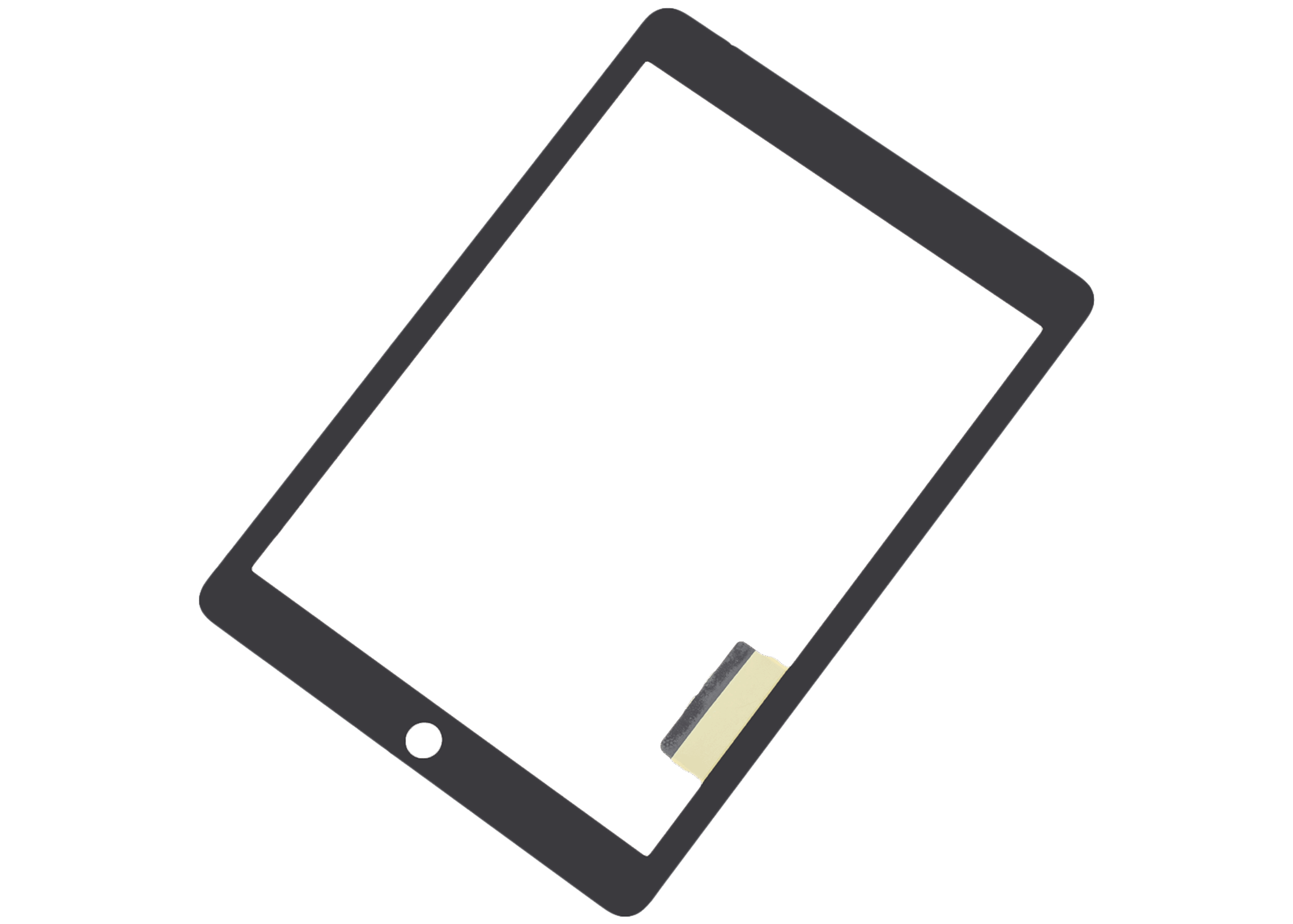 Touchscreen-Digitizer für iPad 6 (2018) (Aftermarket Plus) (Black (Schwarz)) – Bild 4