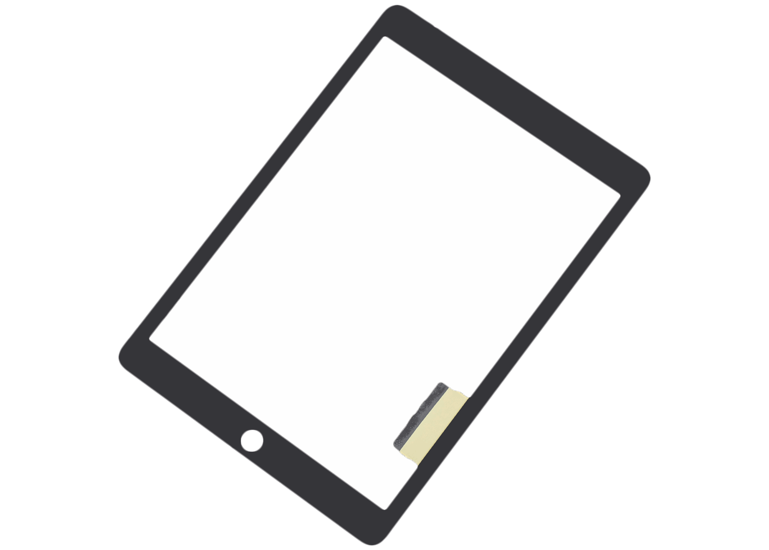Touchscreen-Digitizer für iPad 6 (2018) (Aftermarket Pro: XO7) (Black (Schwarz)) – Bild 4