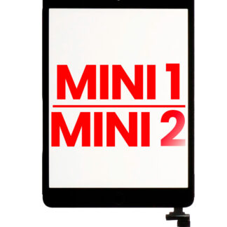 Touchscreen-Digitizer mit IC Chip & Homebutton vormontiert für iPad Mini 1 / iPad Mini 2 (Aftermarket Plus) (Black (Schwarz))