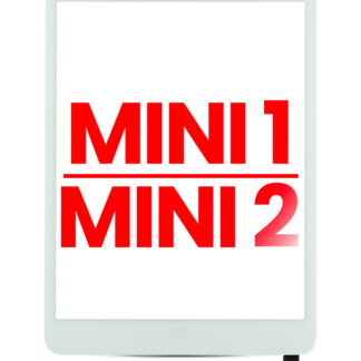 Touchscreen-Digitizer mit IC Chip & Homebutton vormontiert für iPad Mini 1 / iPad Mini 2 (Aftermarket Plus) (White (Weiß))