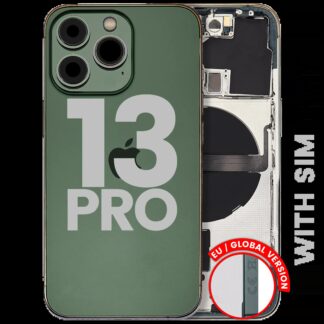 Rückgehäuse mit Kleinteilen für iPhone 13 Pro (EU / globale Version) (ausgebautes Originalteil: Grade C) (Alpine Green)