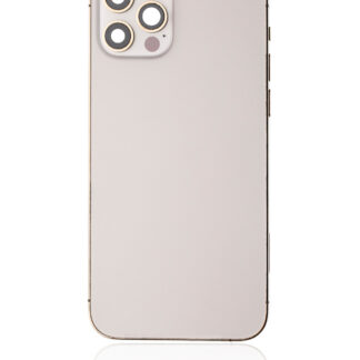 Rückgehäuse mit Kleinteilen für iPhone 12 Pro (EU / globale Version) (ausgebautes Originalteil: Grade B) (Gold)