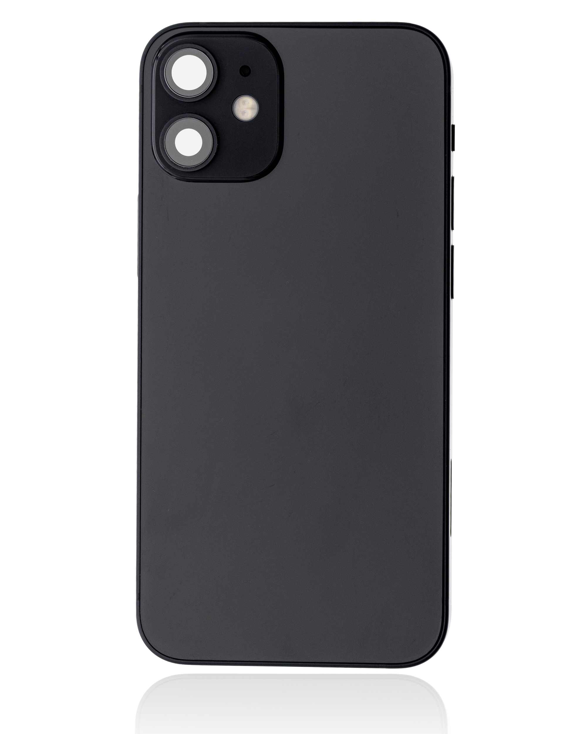 Rückgehäuse mit Kleinteilen für iPhone 12 Mini (EU / globale Version) (ausgebautes Originalteil: Grade C) (Black (Schwarz)) – Bild 2
