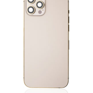 Rückgehäuse mit Kleinteilen für iPhone 12 Pro Max (EU / globale Version) (ausgebautes Originalteil: Grade B) (Gold)