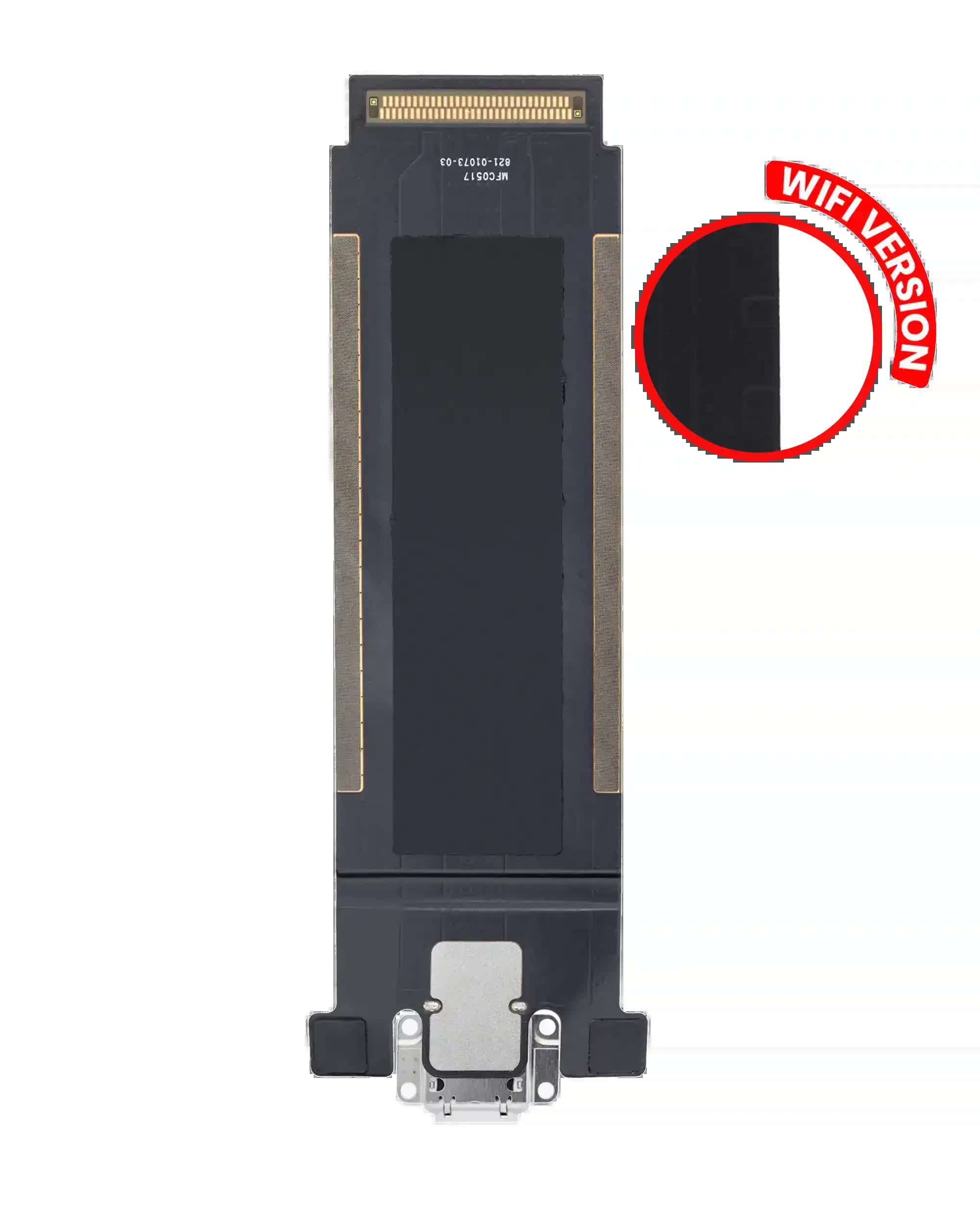 Ladebuchse Flexkabel für iPad Pro 12.9" 2nd Gen (2017) (nur WiFi) (Silver / Gold)