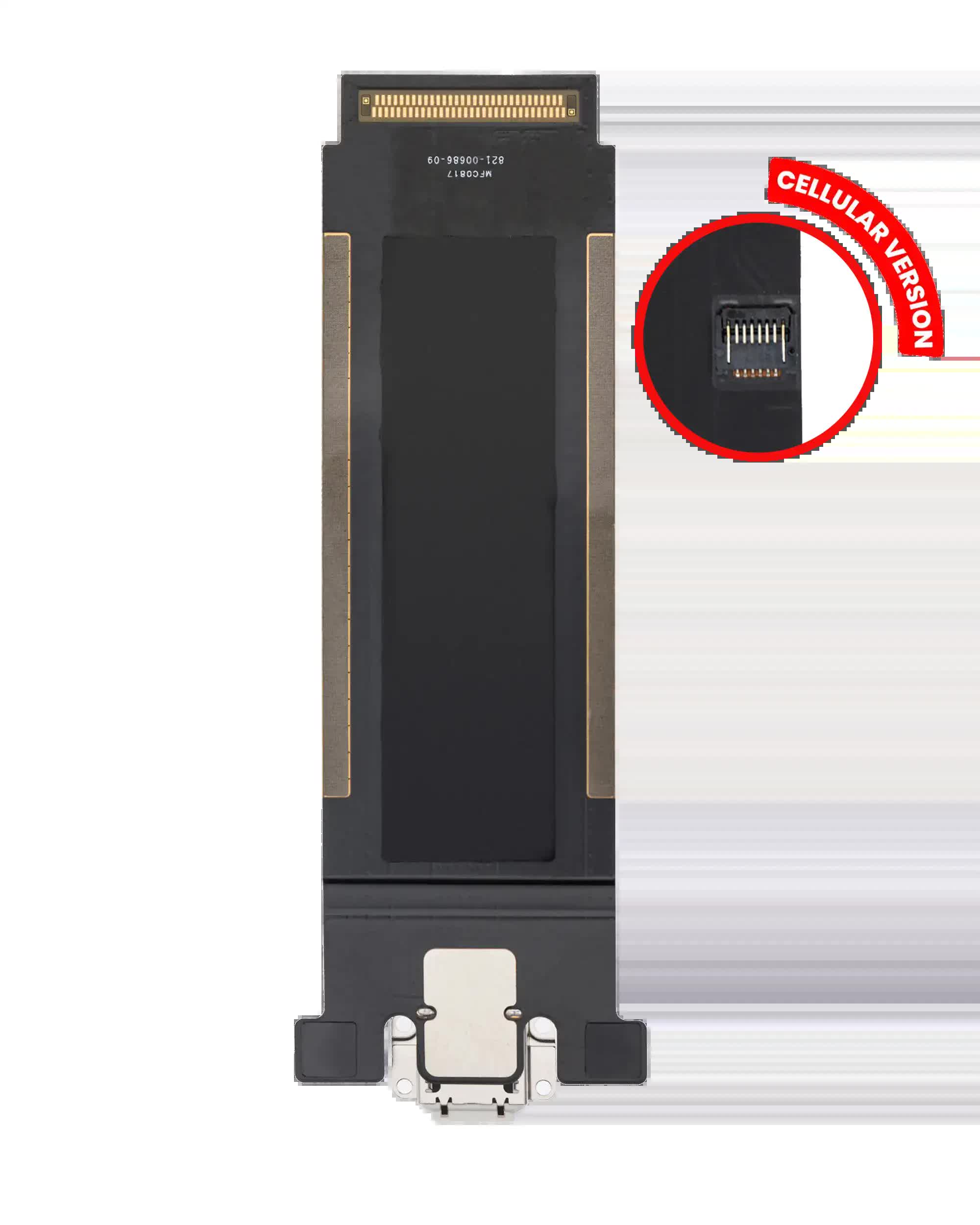 Ladebuchse Flexkabel für iPad Pro 12.9" 2nd Gen (2017) (Cellular) (Silver / Gold)