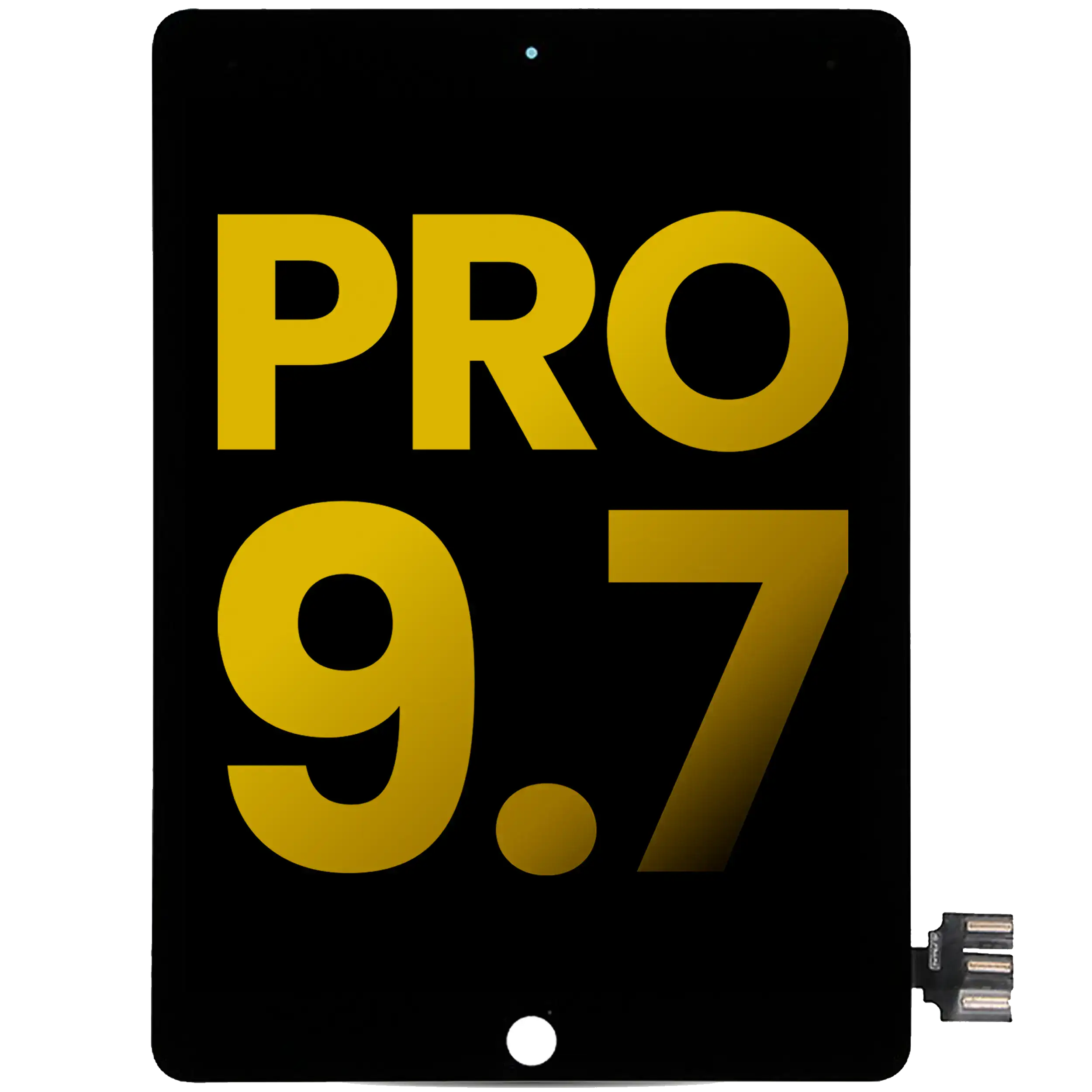 LCD Display mit Touchscreen-Digitizer für iPad Pro 9.7" (2016) (professionell aufgearbeitet) (Black (Schwarz)) – Bild 2