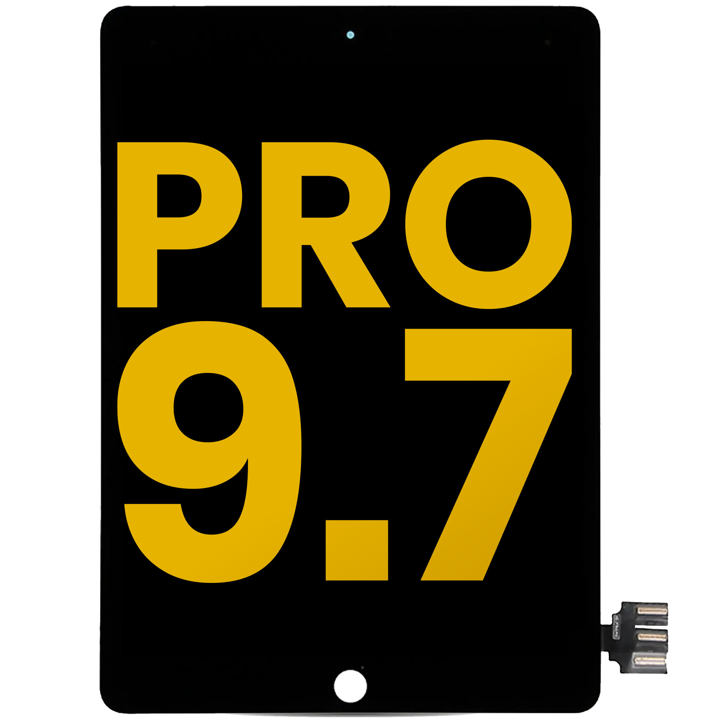 LCD Display mit Touchscreen-Digitizer für iPad Pro 9.7" (2016) (professionell aufgearbeitet) (Black (Schwarz))
