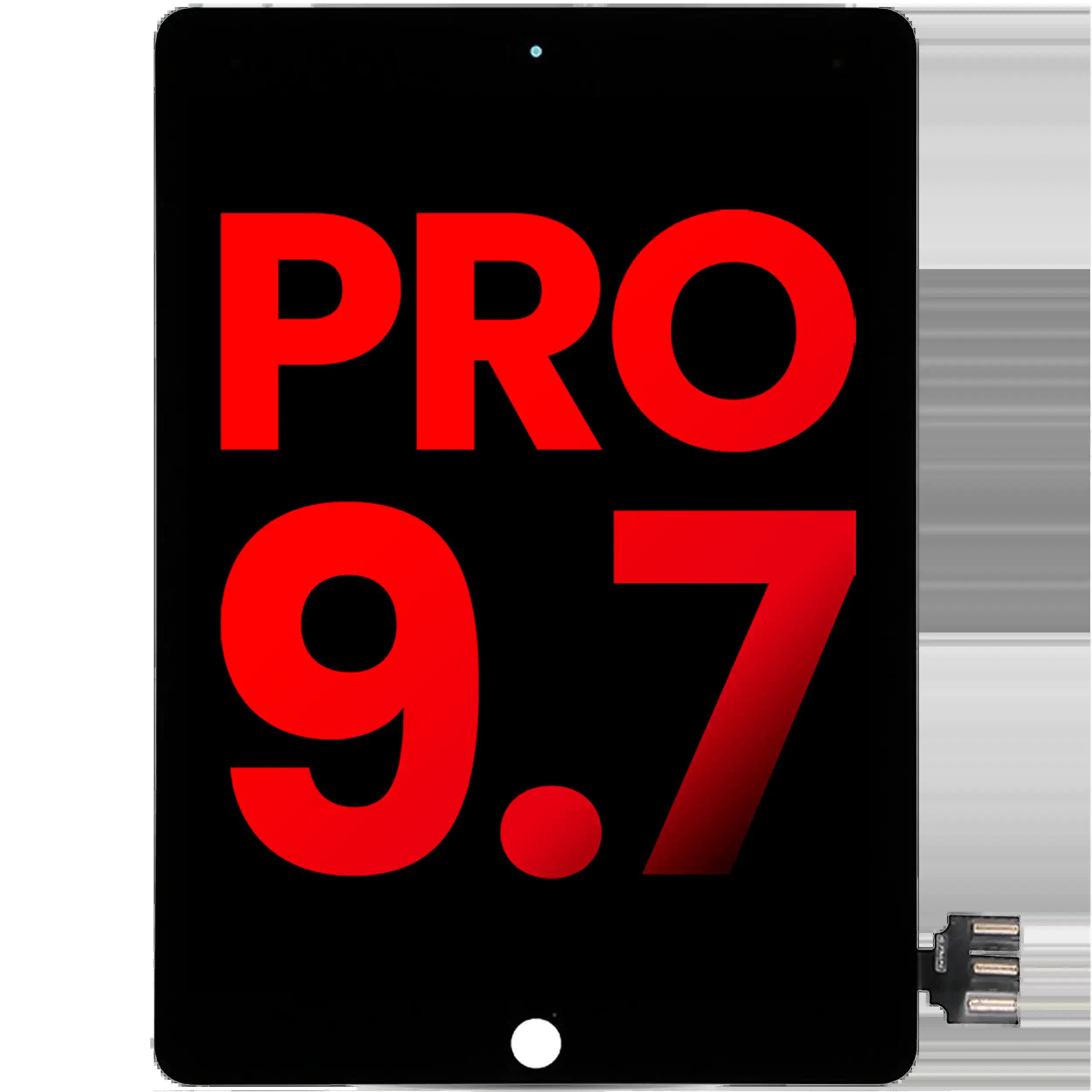 LCD Display mit Touchscreen-Digitizer für iPad Pro 9.7" (2016) (Aftermarket Plus) (Black (Schwarz))