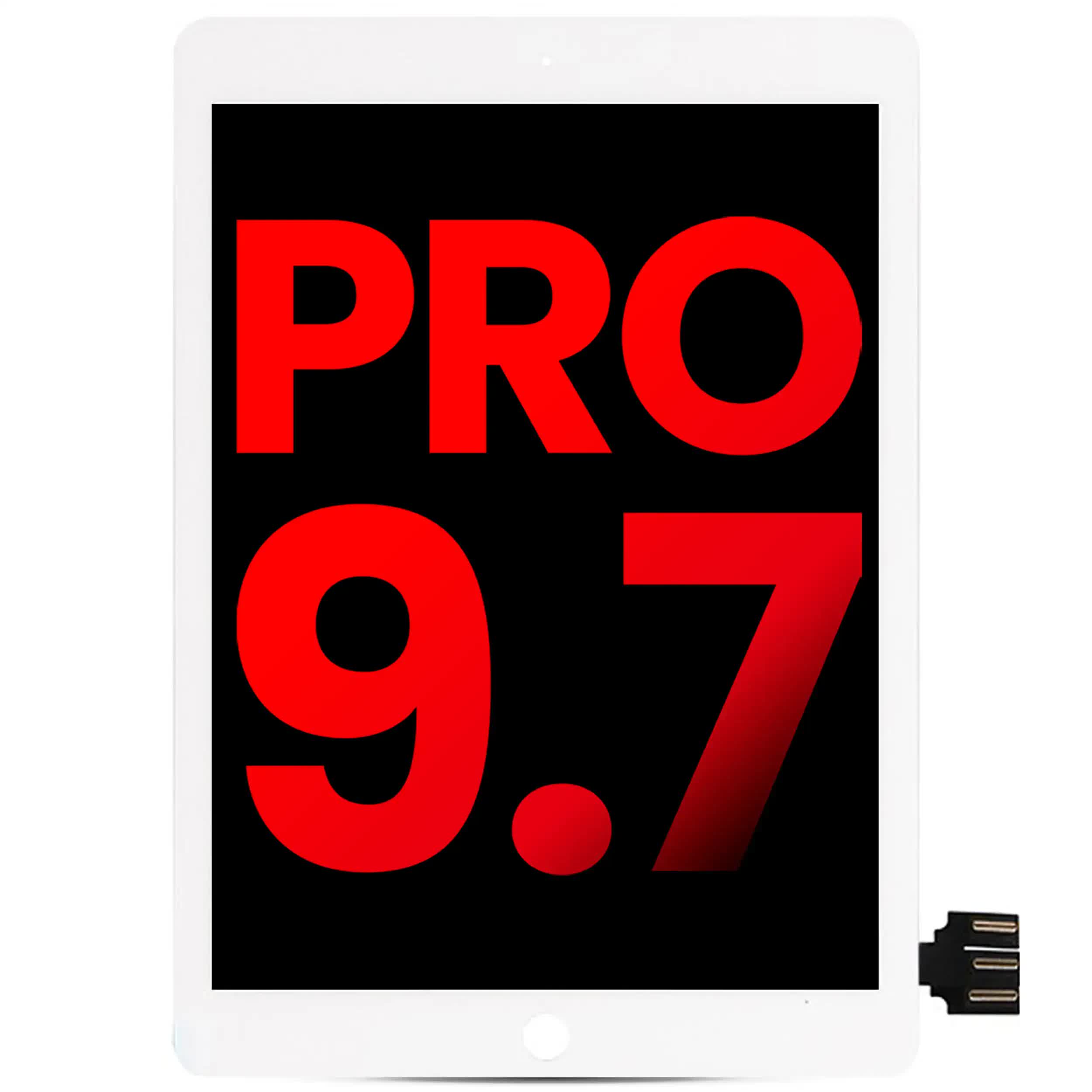 LCD Display mit Touchscreen-Digitizer für iPad Pro 9.7" (2016) (Aftermarket Plus) (White (Weiß))