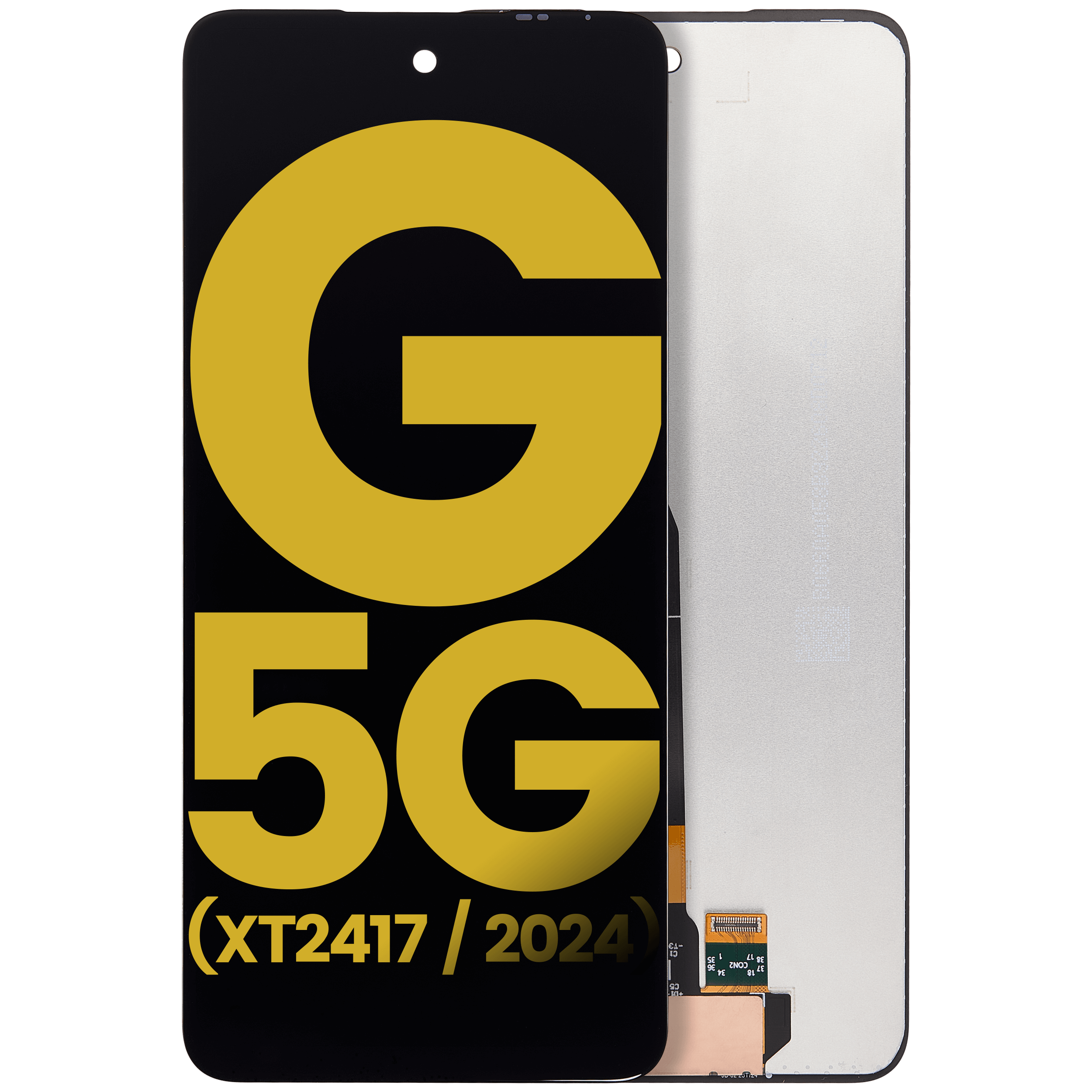LCD Display ohne Rahmen für Motorola Moto G 5G (XT2417 / 2024) (professionell aufgearbeitet) – Bild 3