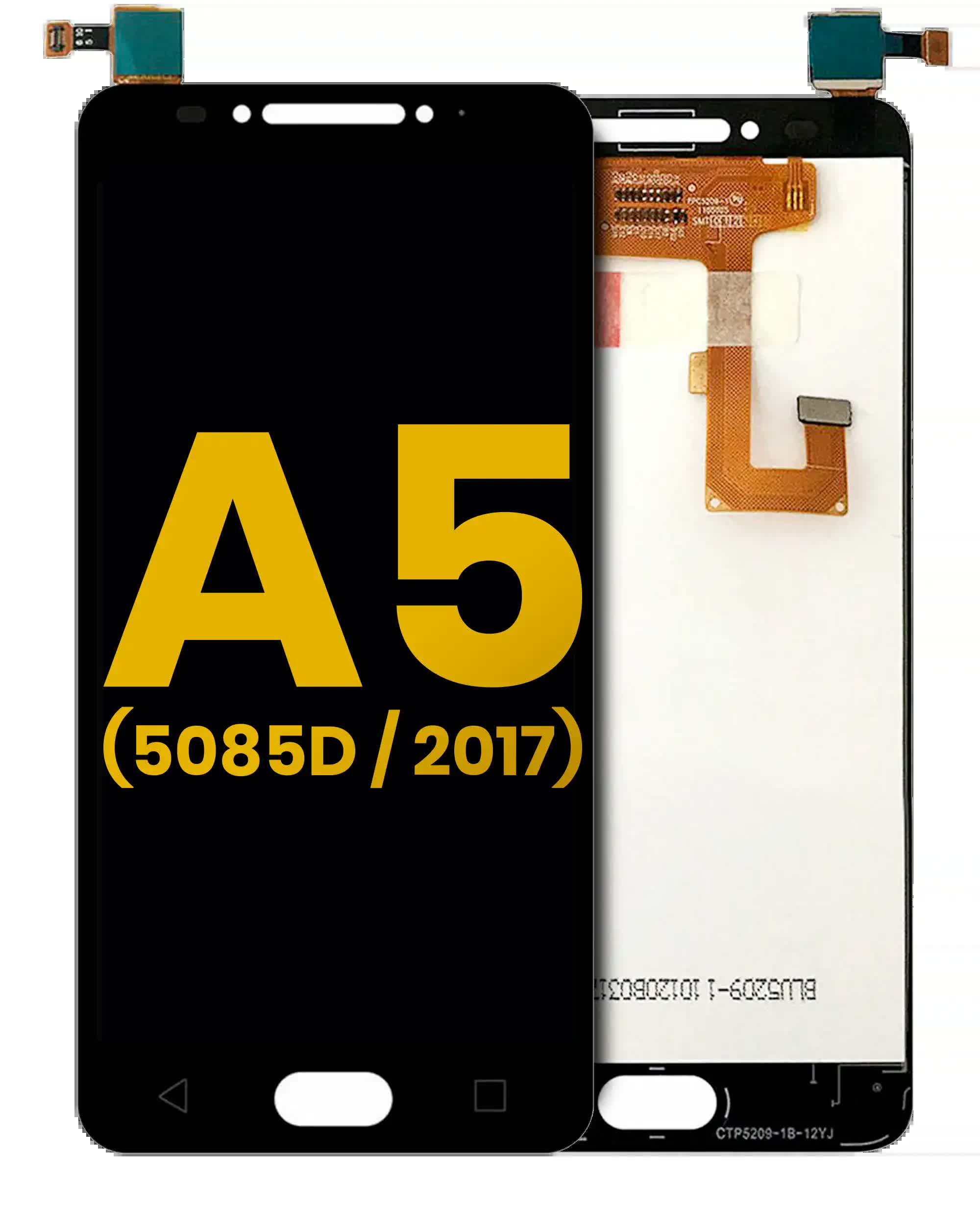 LCD Display ohne Rahmen für Alcatel A5 (5085D / 2017) (No Homebutton Version) (professionell aufgearbeitet) (AllColors)