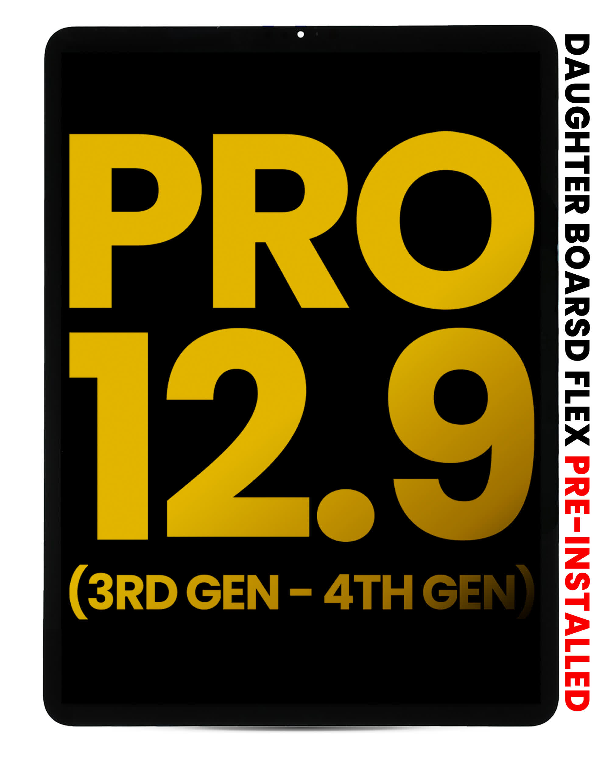 LCD Display mit Touchscreen-Digitizer für iPad Pro 12.9" 3. Gen (2018) / iPad 12.9" 4th Gen (2020) (professionell aufgearbeitet)