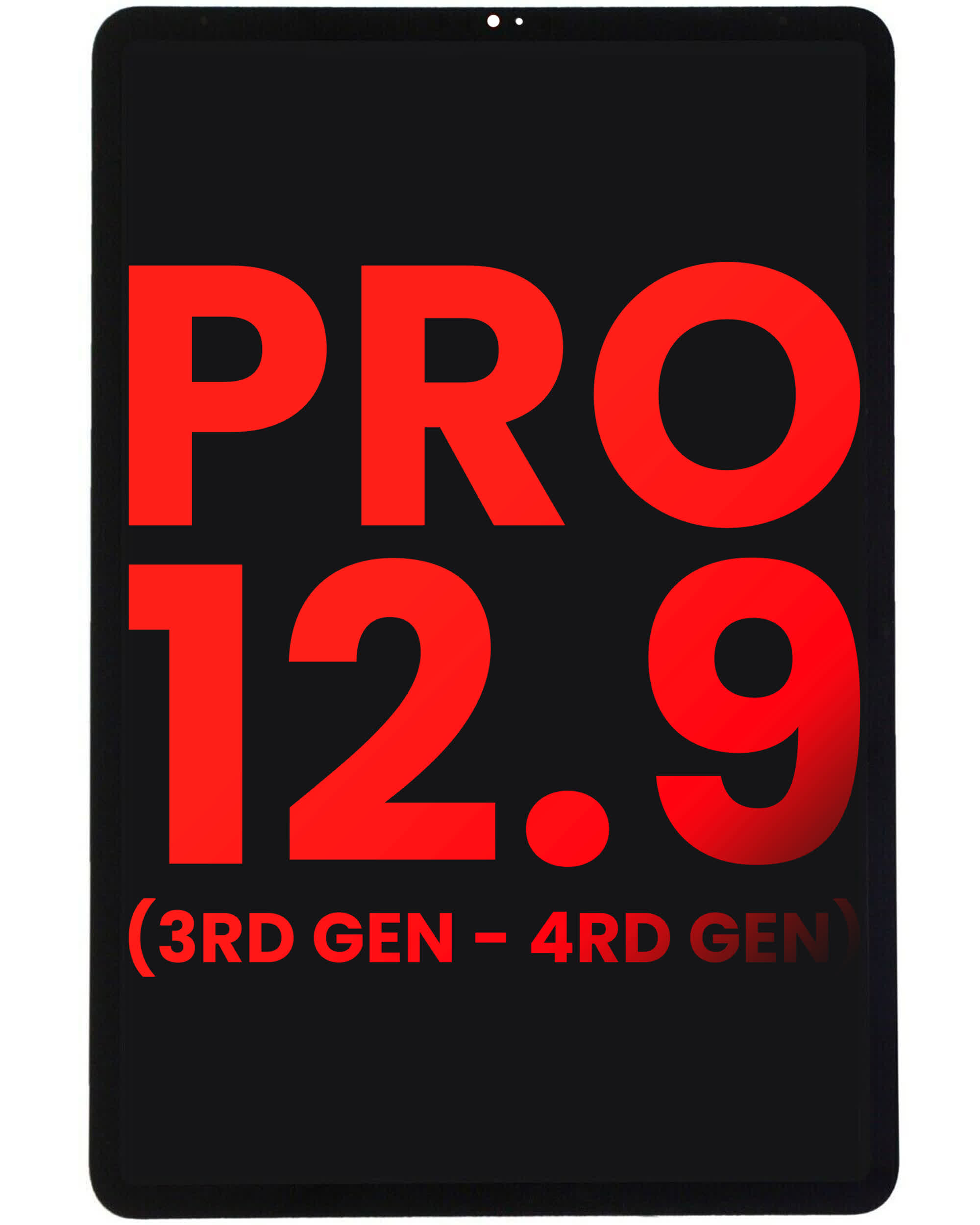 LCD Display mit Touchscreen-Digitizer für iPad Pro 12.9" 3. Gen (2018) / iPad 12.9" 4th Gen (2020) (Aftermarket Plus)