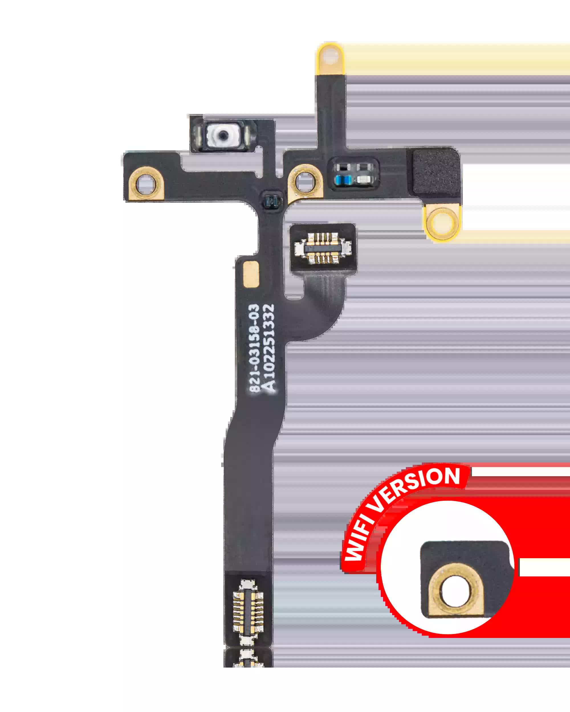 Powerbutton Flexkabel für iPad Pro 12.9" 5th Gen (2021) / Pro 12.9" 6th Gen (2022) / Pro 11" 3. Gen (2021) / Pro 11" 4th Gen (2022) (nur WiFi)