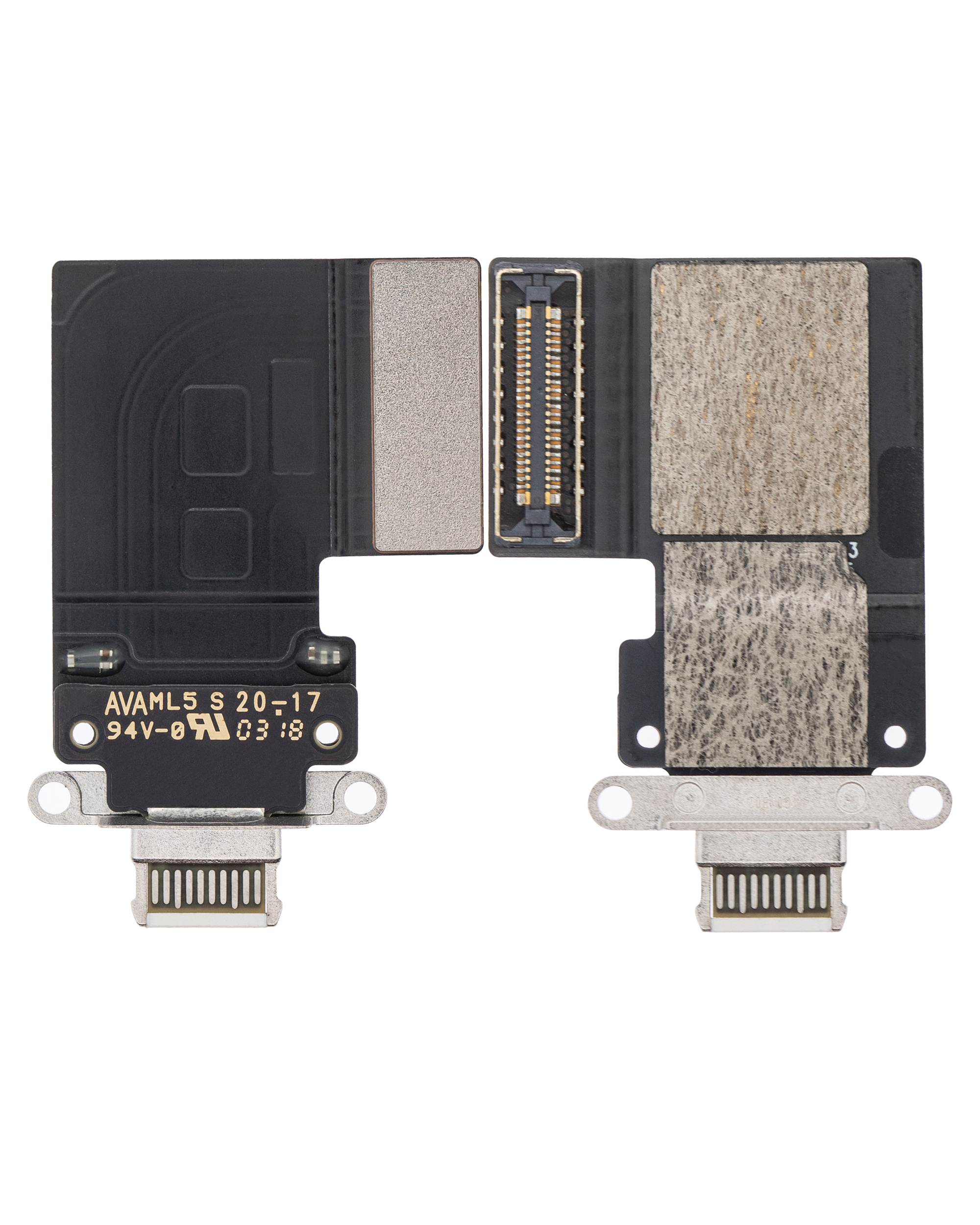 Ladebuchse Flexkabel für iPad Pro 12.9" 3. Gen (2018) / 4th Gen (2020) / iPad Pro 11" 1. Gen (2018) / Pro 11" 2nd Gen (2020) (Premium) (White (Weiß)) – Bild 2