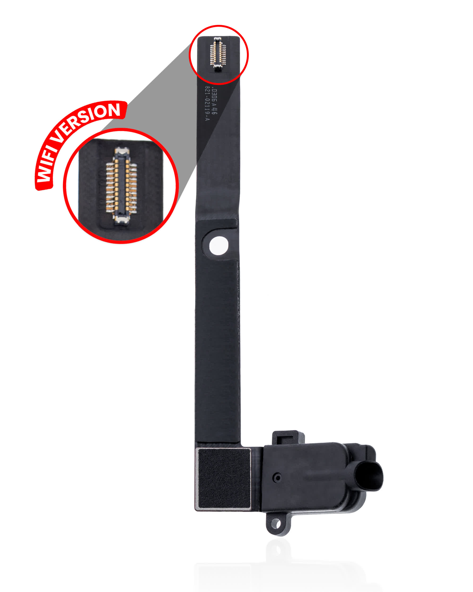 Kopfhörerbuchse mit Flexkabel für iPad Mini 5 (nur WiFi) (Black (Schwarz))