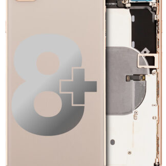 Rückgehäuse mit Kleinteilen vormontiert für iPhone 8 Plus (ausgebautes Originalteil: Grade C) (Gold)