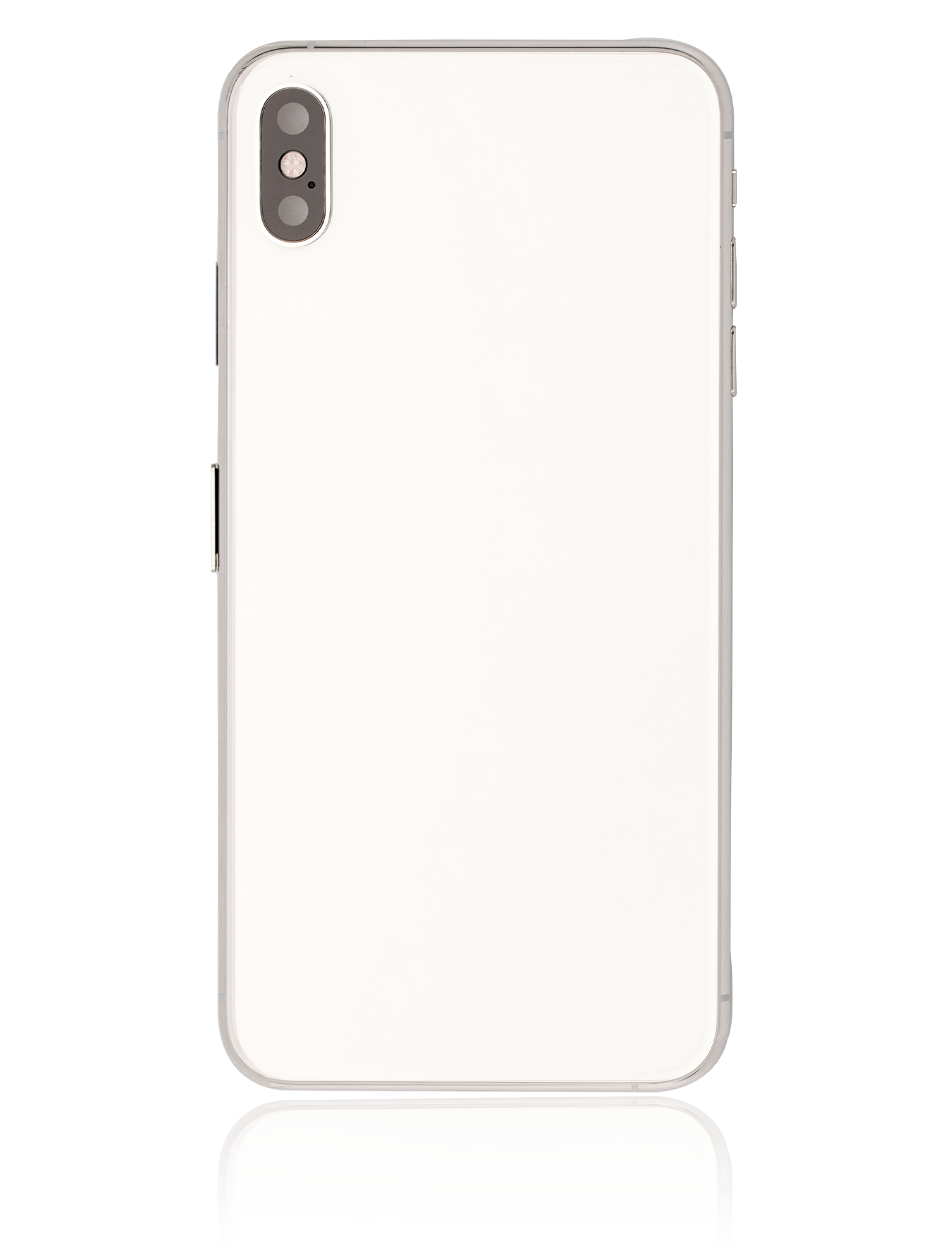 Rückgehäuse mit Kleinteilen vormontiert für iPhone XS Max (ausgebautes Originalteil: Grade B) (Silver (Silber)) – Bild 2