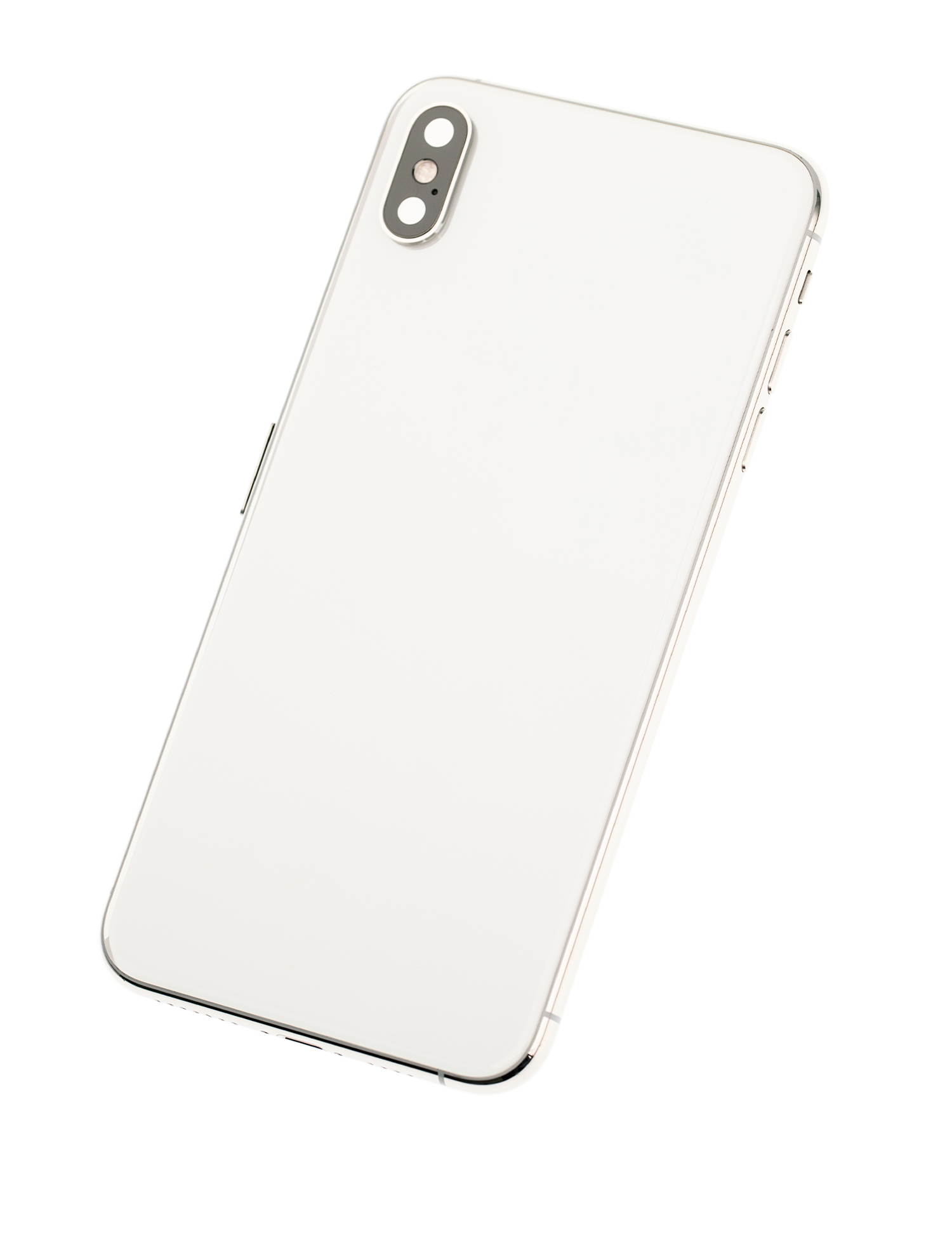 Rückgehäuse mit Kleinteilen vormontiert für iPhone XS Max (ausgebautes Originalteil: Grade B) (Silver (Silber)) – Bild 4