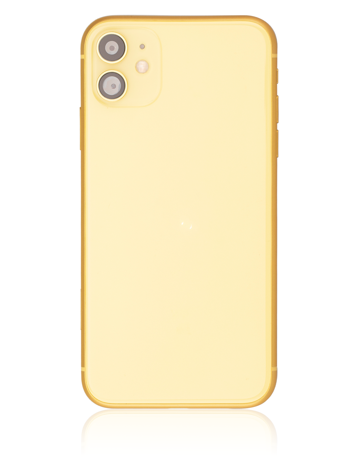 Rückgehäuse mit Kleinteilen vormontiert für iPhone 11 (ausgebautes Originalteil: Grade B) (Yellow) – Bild 2