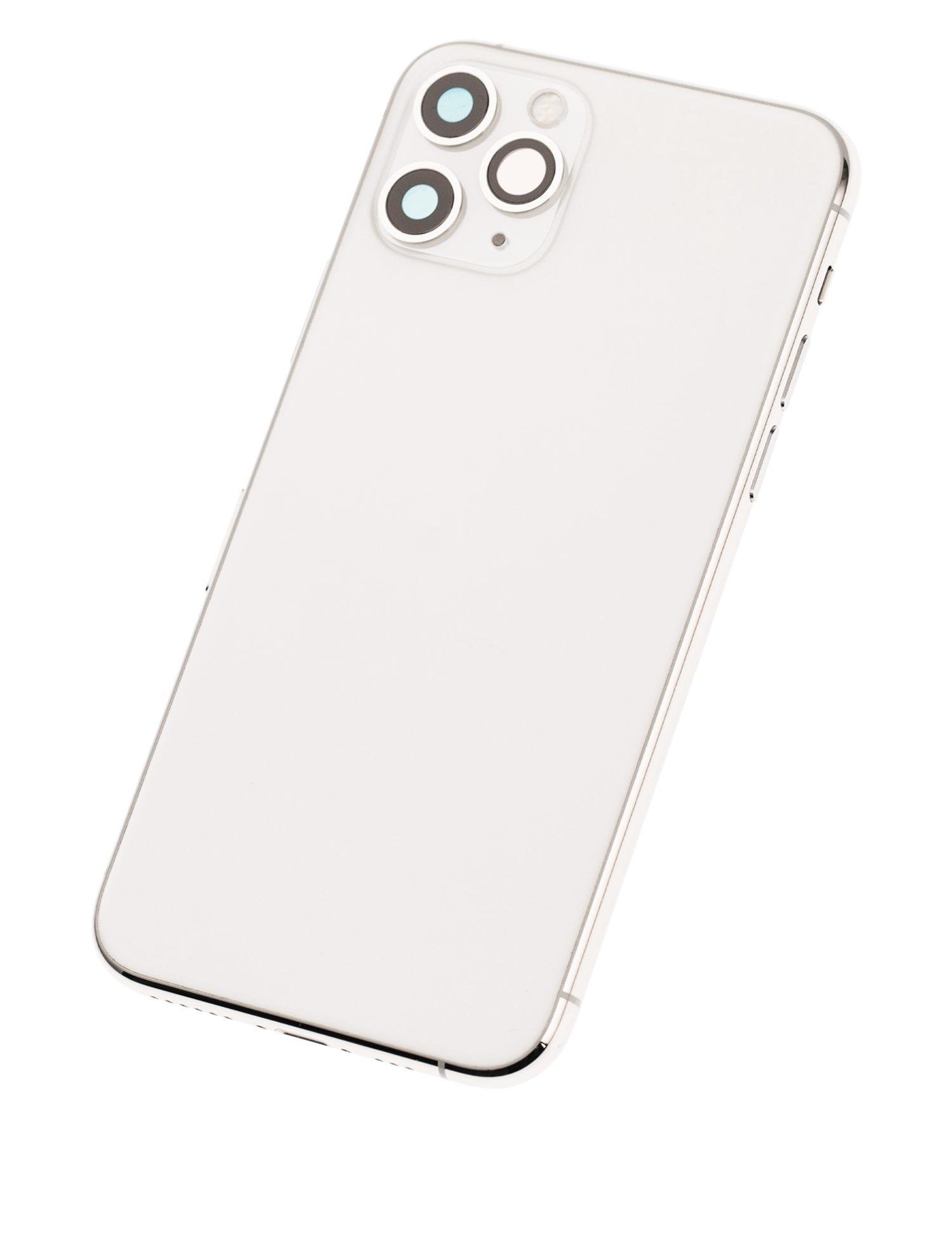 Rückgehäuse mit Kleinteilen vormontiert für iPhone 11 Pro (ausgebautes Originalteil: Grade B) (Silver (Silber)) – Bild 2