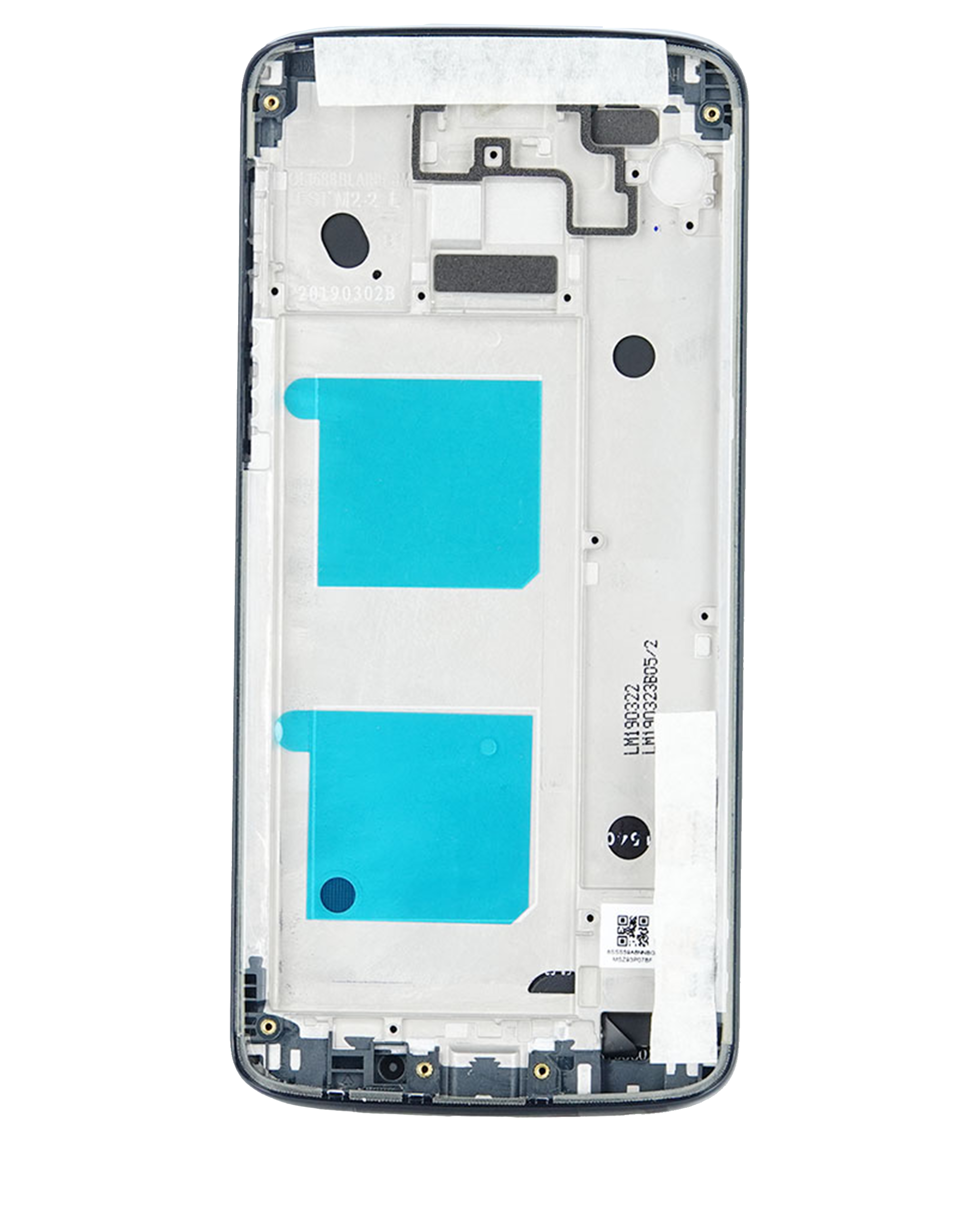 LCD Display mit Rahmen für Motorola Moto G6 (XT1925 / 2018) (Original) (Deep Indigo) – Bild 2