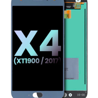 LCD Display ohne Rahmen für Motorola Moto X4 (XT1900 / 2017) (Original) (Sterling Blue)