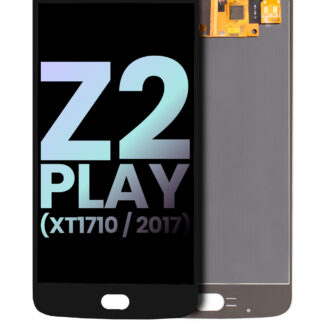 OLED Display ohne Rahmen für Motorola Moto Z2 Play (XT1710 / 2017) (Original) (Black (Schwarz))