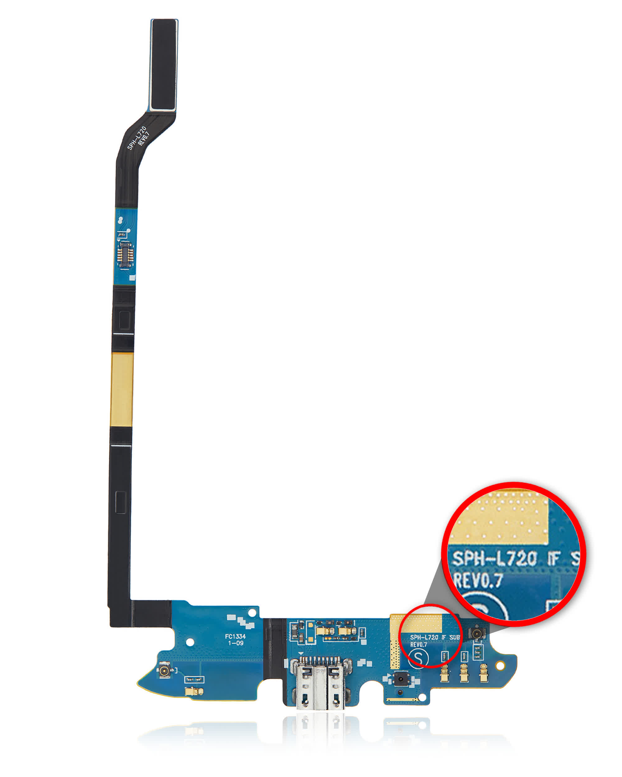 Ladebuchse Flexkabel für Samsung Galaxy S4 (L720) (Sprint)