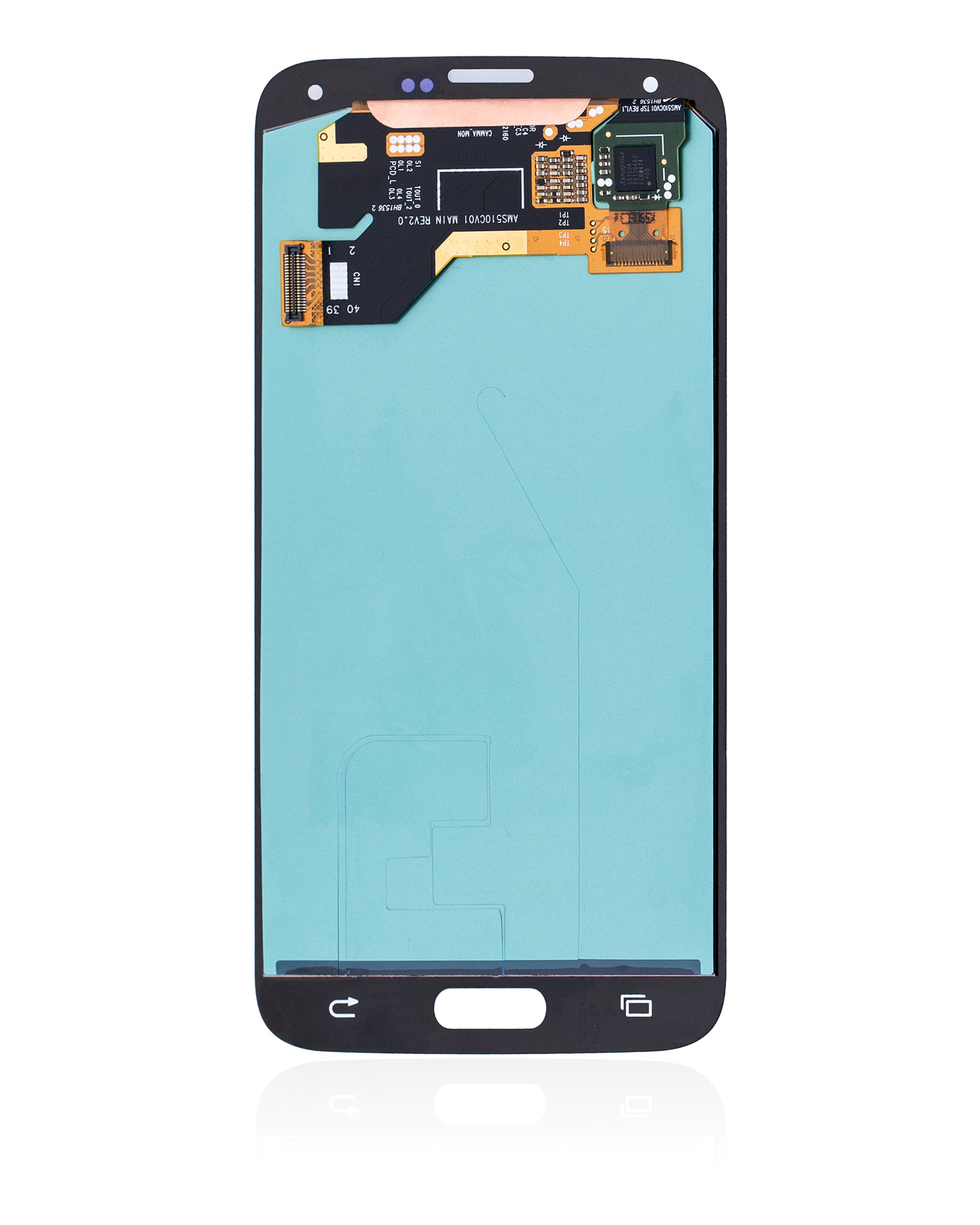 OLED Display ohne Rahmen für Samsung Galaxy S5 (Service Pack) (White (Weiß)) – Bild 3