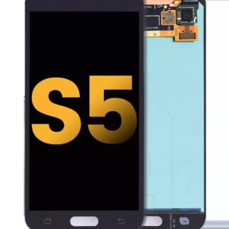 OLED Display ohne Rahmen für Samsung Galaxy S5 (professionell aufgearbeitet) (Black (Schwarz))