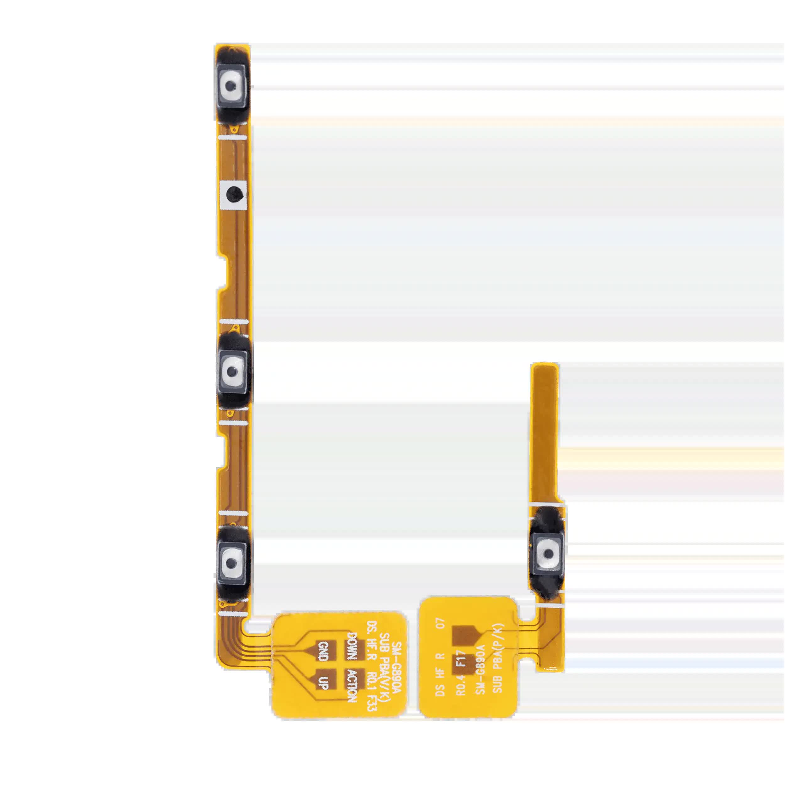 Power und Lautstärketaste Flex für Samsung Galaxy S6 Active (G890 / G890A)