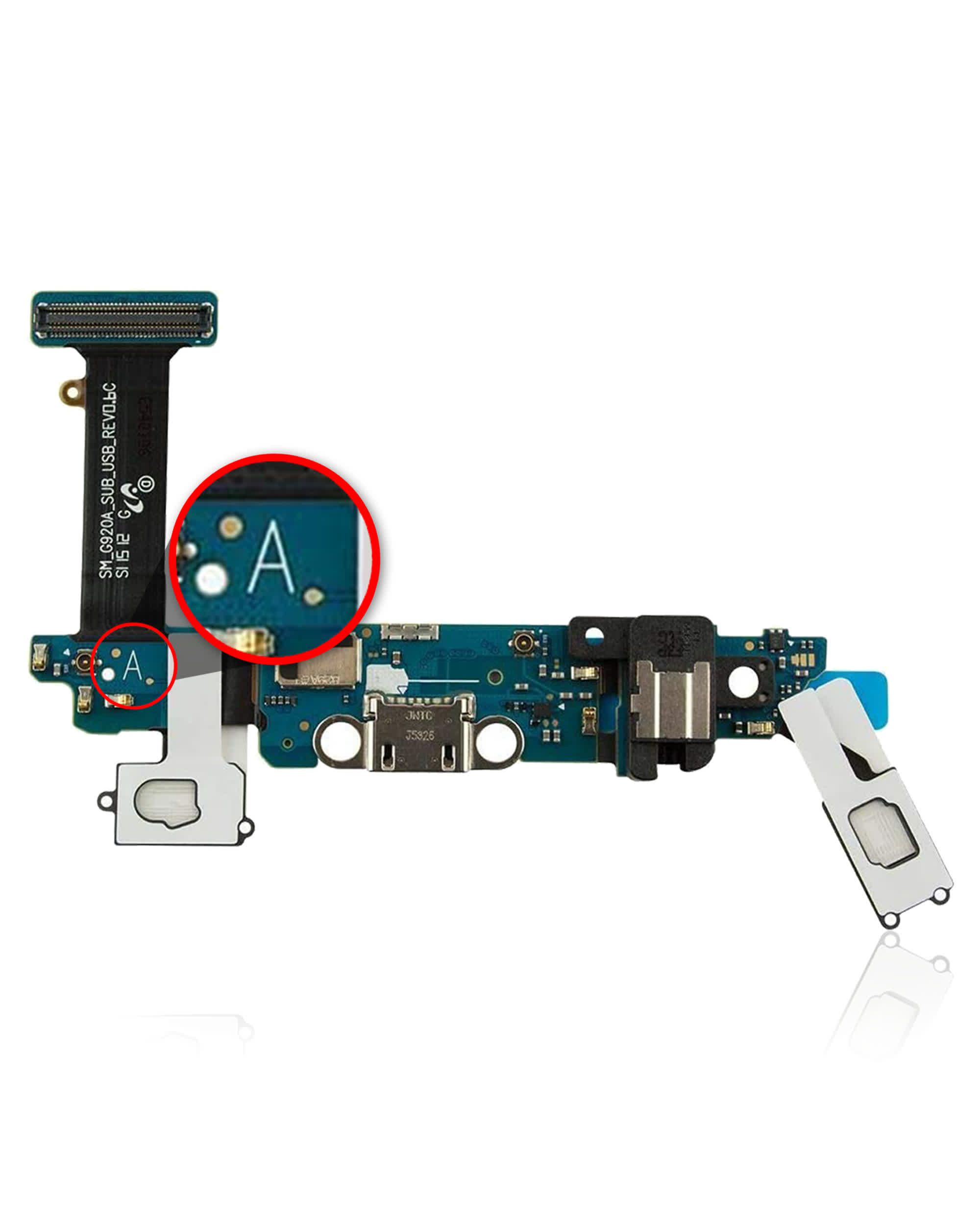 Ladebuchse Flexkabel für Samsung Galaxy S6 (G920A / G920W8) (AT&T / Bell Canada)